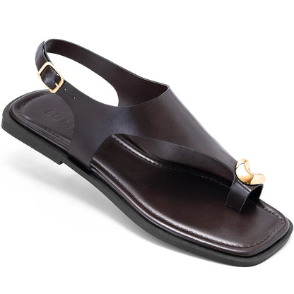 Sandália-Feminina-Rasteira-Flat-Metalizada