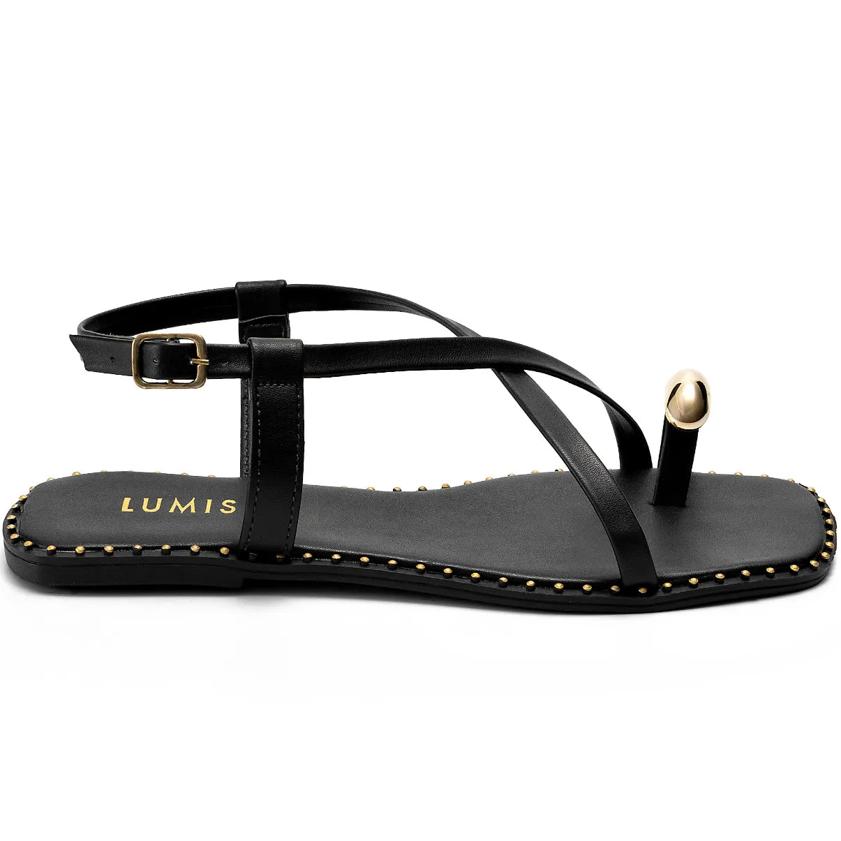 Sandália-Feminina-Rasteira-Metalizada