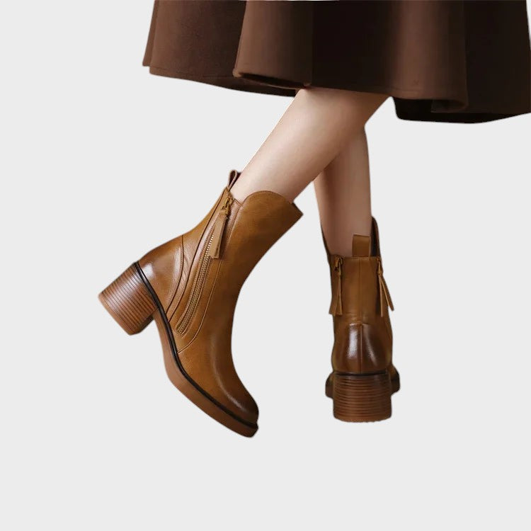 Bota de Couro Cano Curto | Vancuver