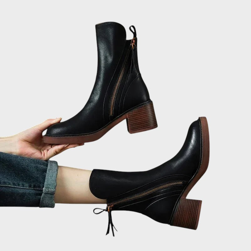 Bota de Couro Cano Curto | Vancuver