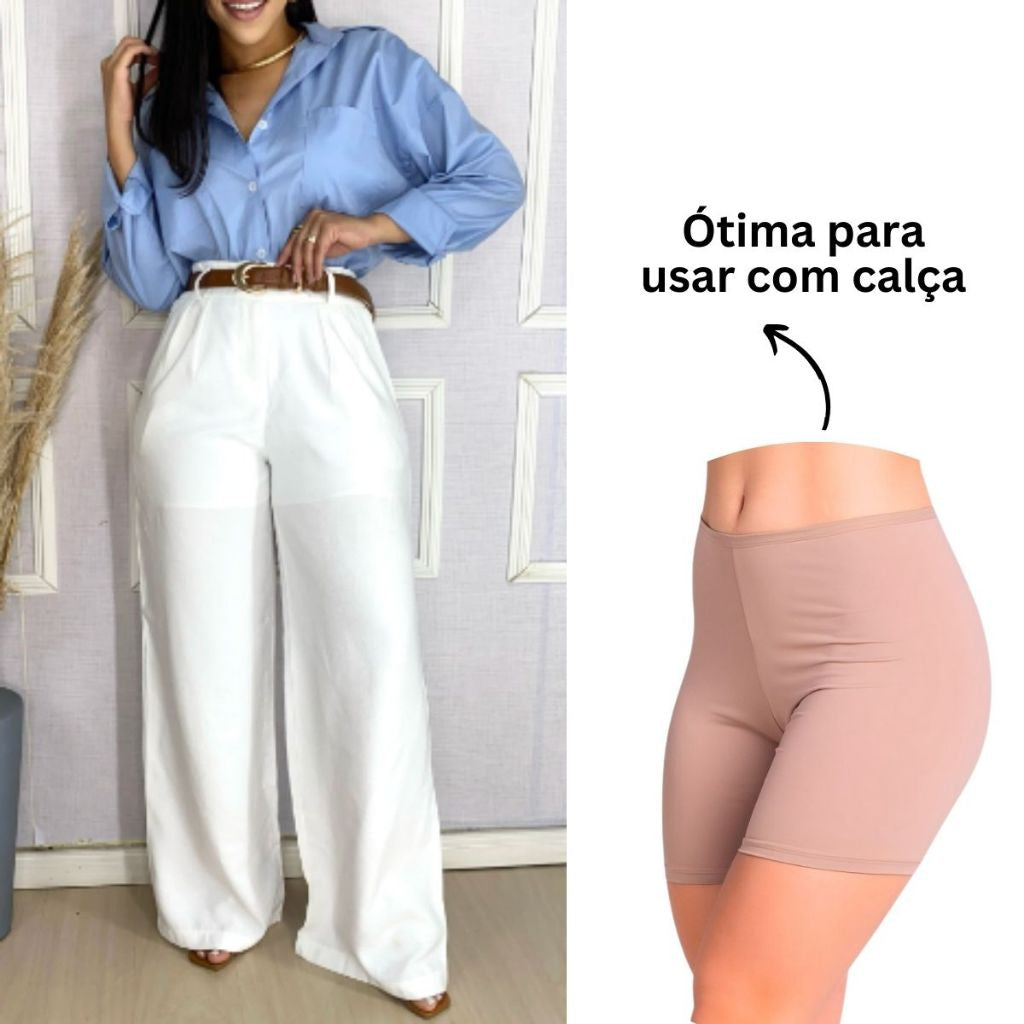 Short Segunda Pele Liso Confortável