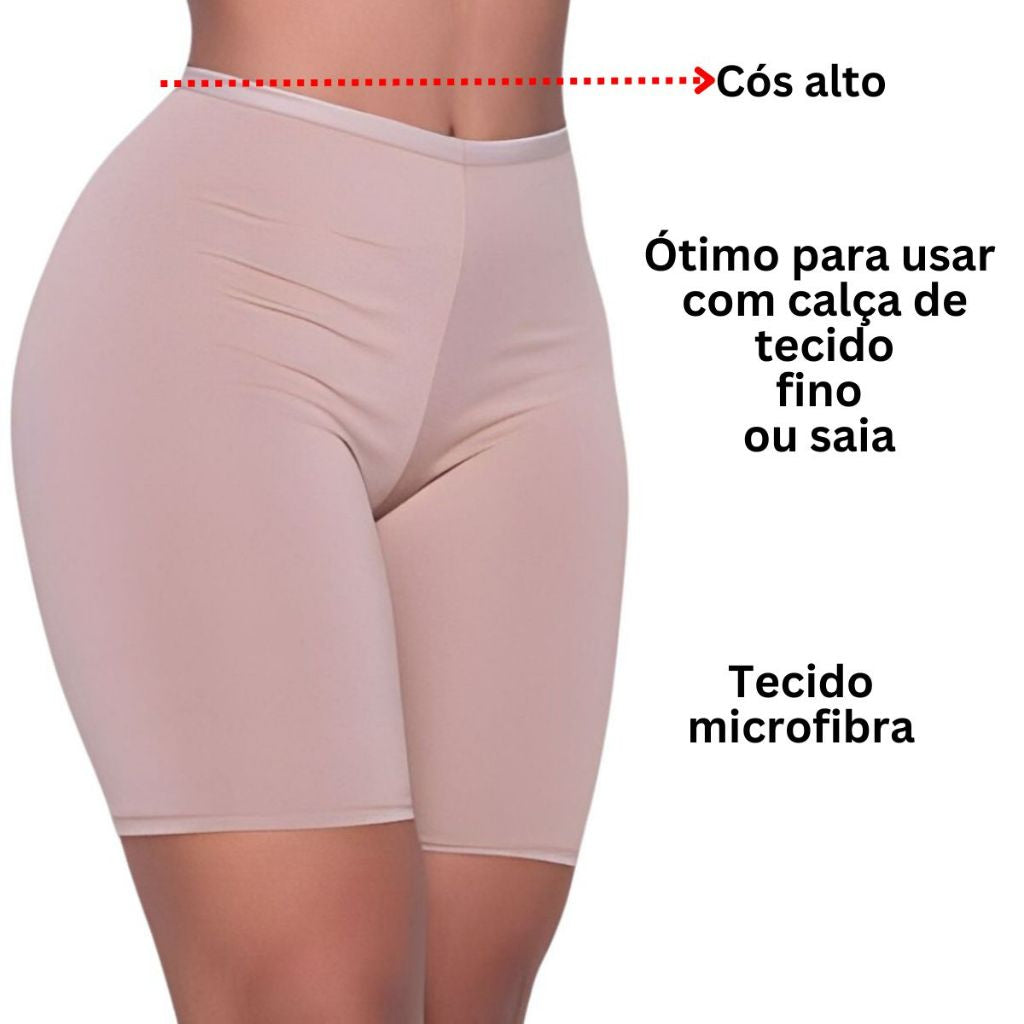 Short Segunda Pele Liso Confortável