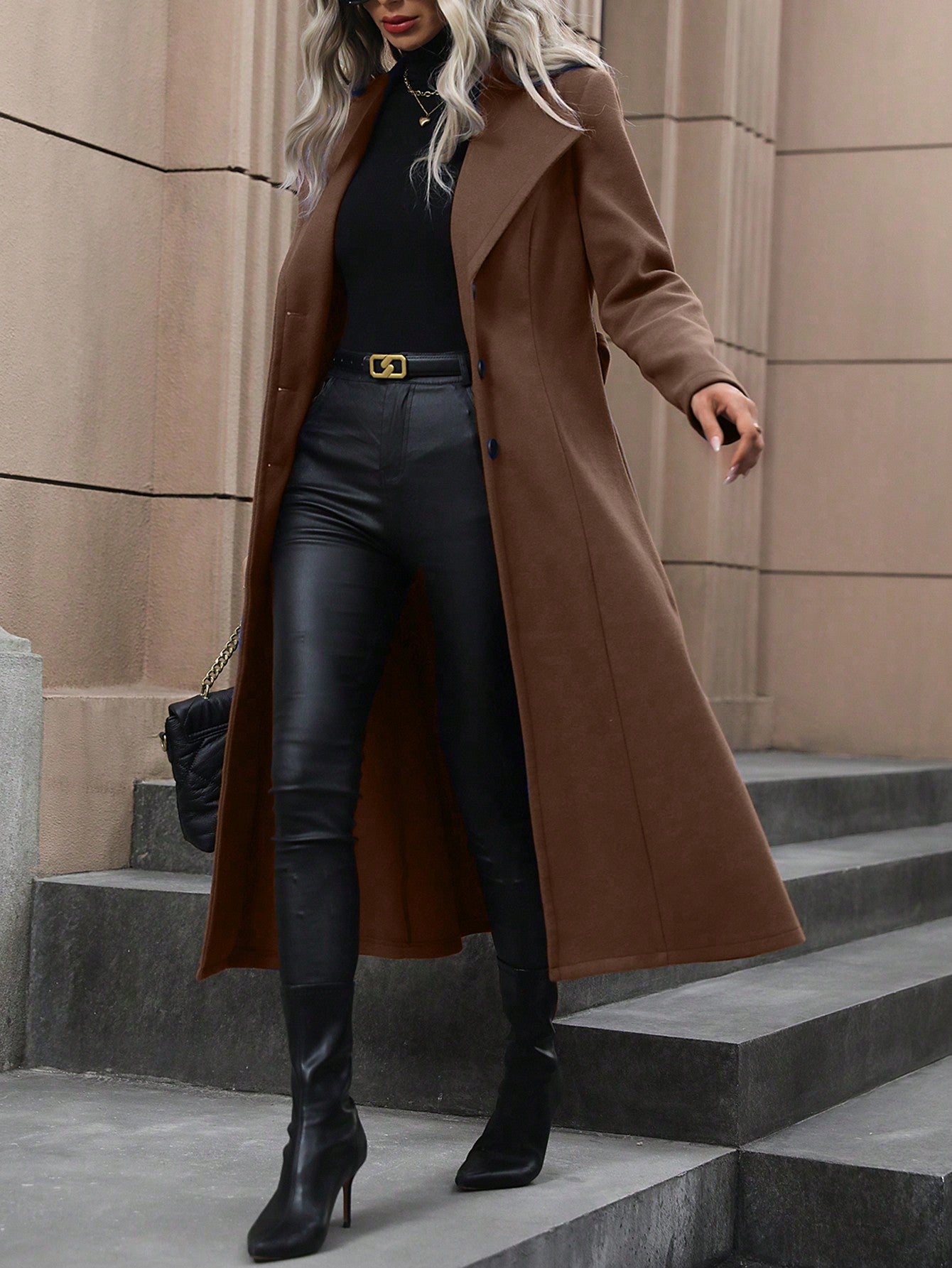 Sobretudo Feminino Longo Mille