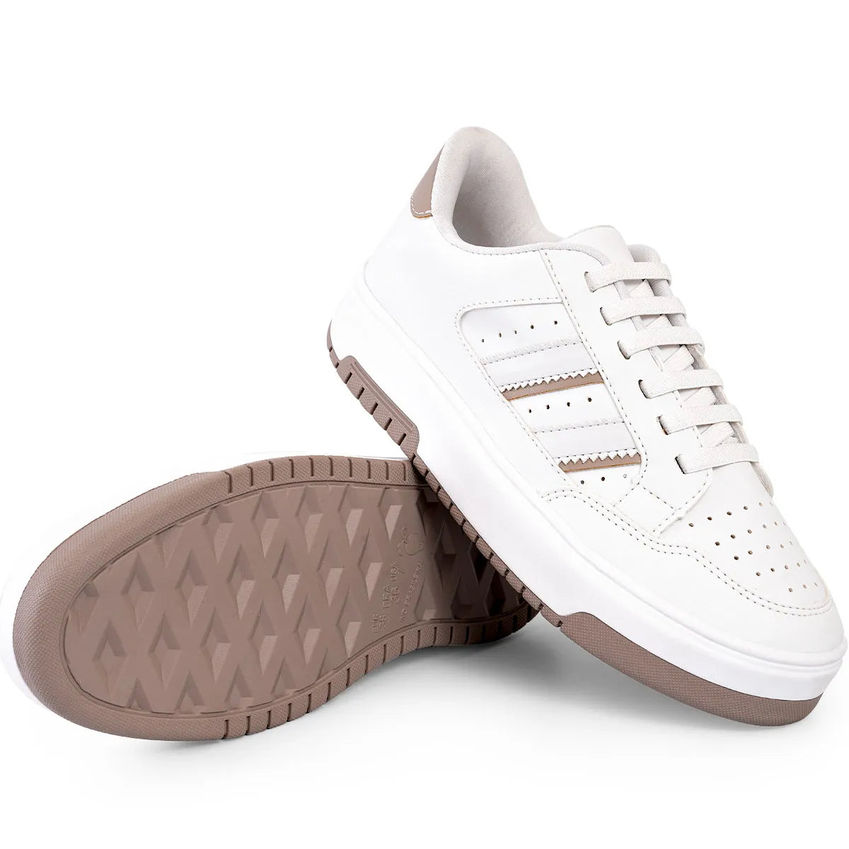 Tênis-Branco-Feminino-Flatform