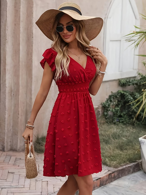 Vestido-Vermelho-Com-Manga