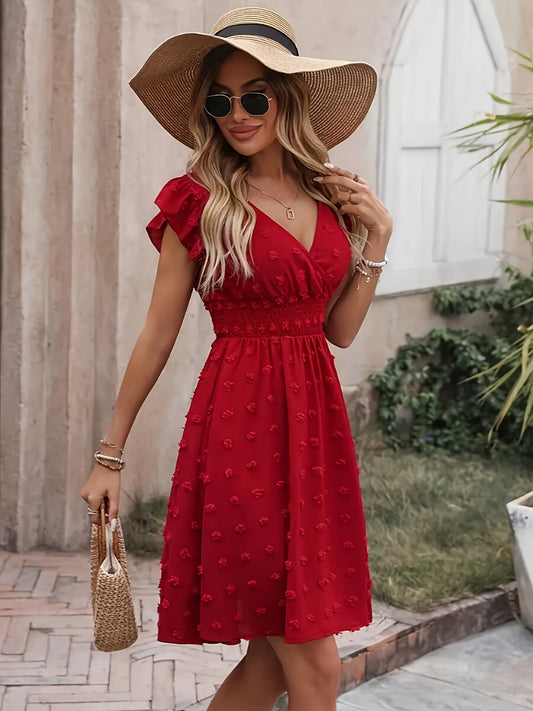 Vestido-Vermelho-Com-Manga