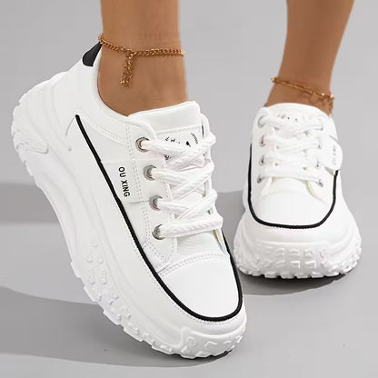 Tênis Feminino Ortopédico Branco| Plus Confort