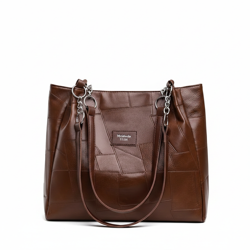 Bolsa Couro Marrom - Fundo Branco