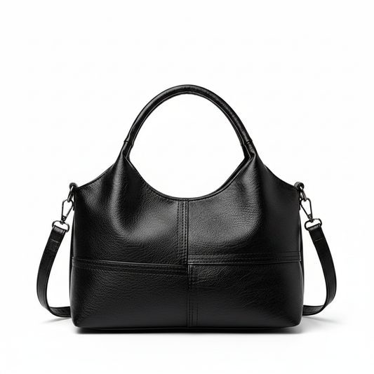 Bolsa Tiracolo Preta - Fundo Branco