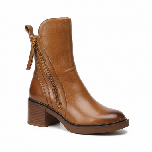 Bota de Couro Cano Curto | Vancuver