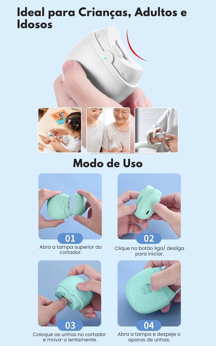 Cortador-de-Unha-Elétrico-Grinder