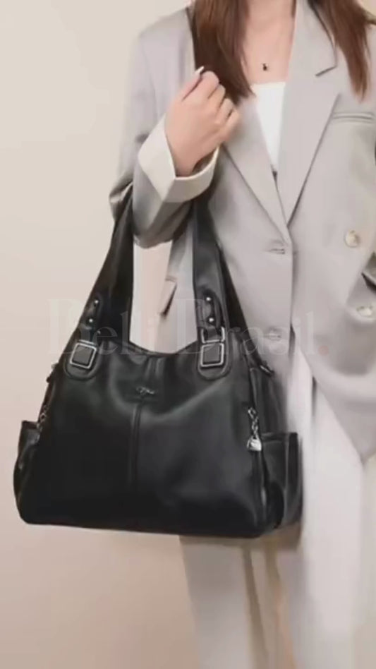 Bolsa de Couro Tote Bag Purse