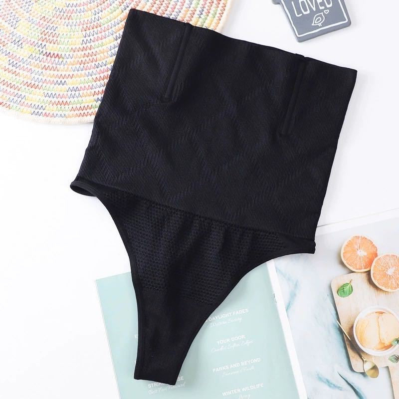 Calcinha Cinta Modeladora Cintura Alta Compressão Fio Dental Duplo